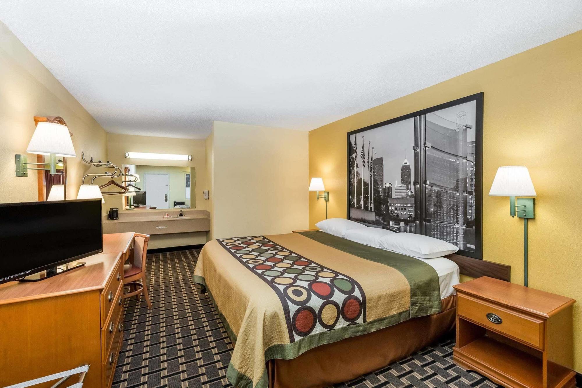 Super 8 By Wyndham Indianapolis-Southport Rd Motell Exteriör bild
